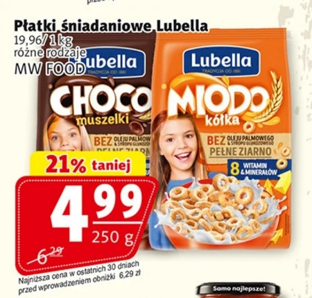 Płatki śniadaniowe Lubella