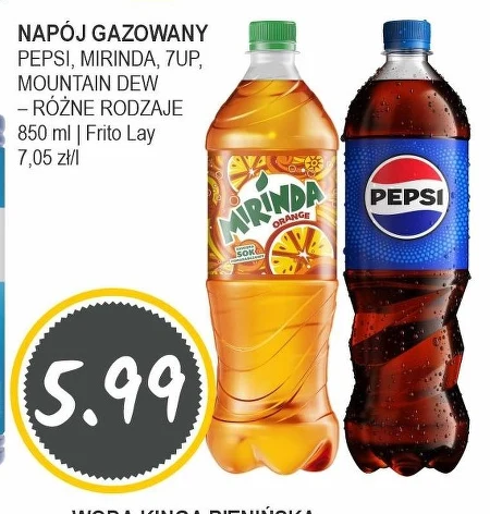 Napój gazowany Pepsi