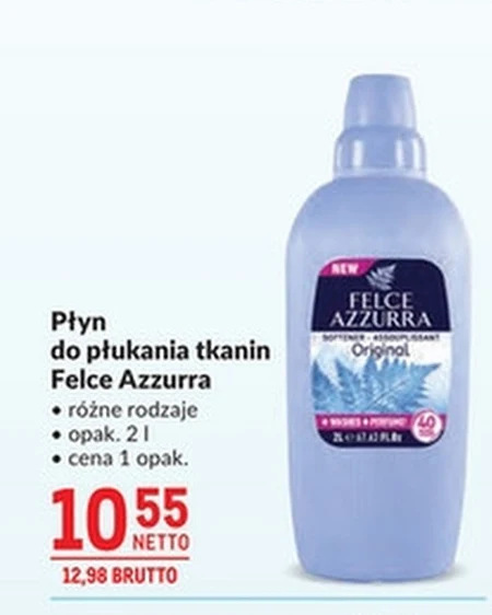 Płyn do płukania tkanin Felce Azzurra