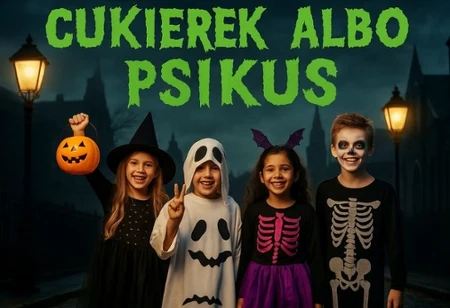Dzieci przebrane na Halloween