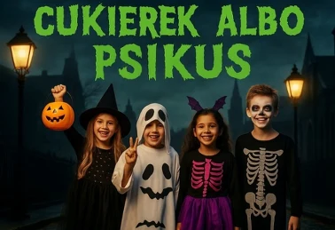 Dzieci przebrane na Halloween