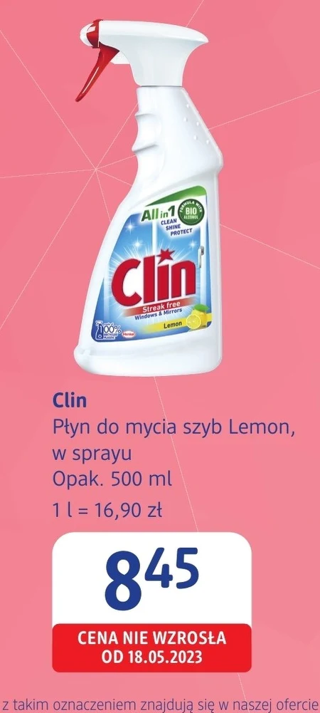 Płyn do mycia szyb Clin
