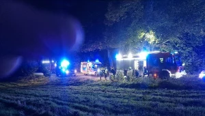 Wypadek w woj. pomorskim. Auto wjechało w grupę chłopców