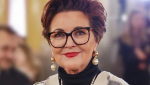 ​Subtelna (choć perłowa) elegancja, czyli Jolanta Kwaśniewska na wernisażu wystawy "Niech nas widzą!"