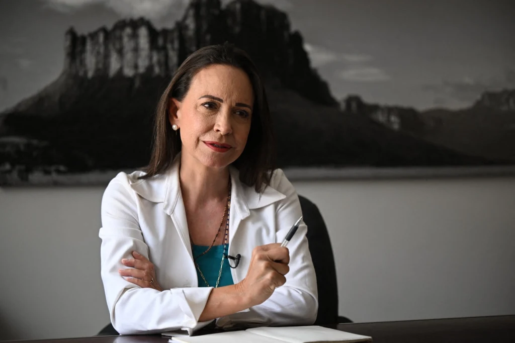 Doszło do przecieku w sprawie Pokojowej Nagrody Nobla? Komitet zapowiedział zbadanie sprawy, na zdj. tegoroczna laureatka Maria Corina Machado Doszło do przecieku w sprawie Pokojowej Nagrody Nobla? Komitet zapowiedział zbadanie sprawy, na zdj. tegoroczna laureatka Maria Corina Machado