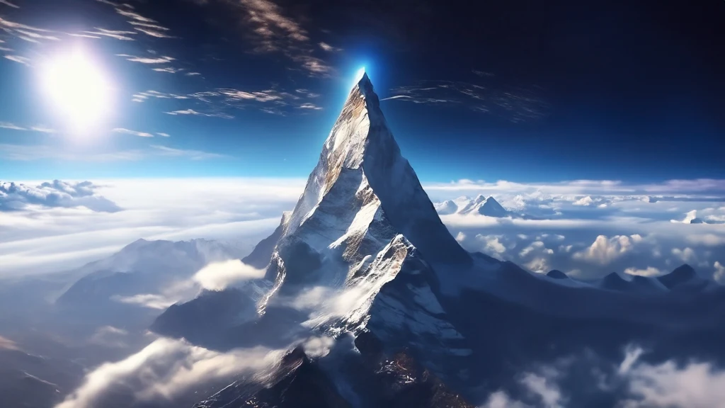 Mount Everest to karzeł przy najwyższej górze w Układzie Słonecznym