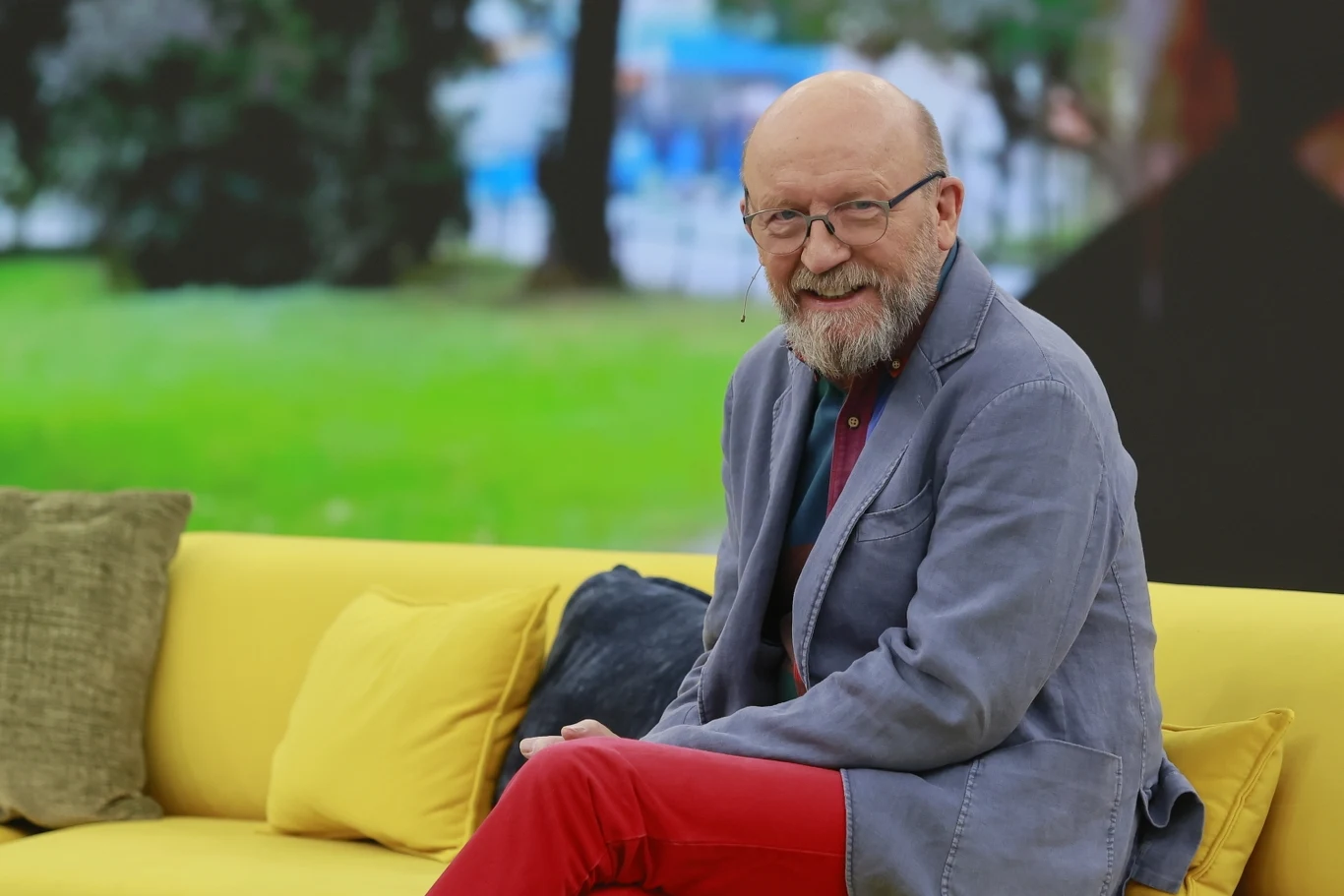 Artur Barciś w "halo tu polsat"