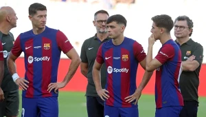 Robert Lewandowski, Pedri i Gavi