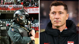 Policja będzie czuwać nad bezpieczeństwem w Kownie podczas meczu Litwa Polska. Z lewej strony kadr z meczu towarzyskiego w 2011 roku