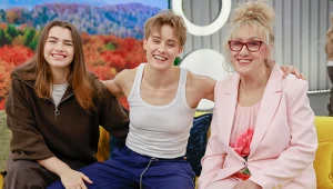 Katarzyna Zillmann na kanapie "halo tu polsat" z mamą i partnerką, czyli siła kobiet do potęgi trzeciej
