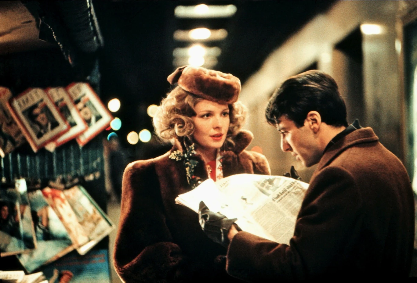 Diane Keaton i Al Pacino w filmie "Ojciec chrzestny"
