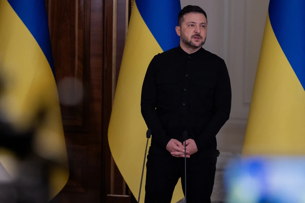 Prezydent Ukrainy Wołodymyr Zełenski