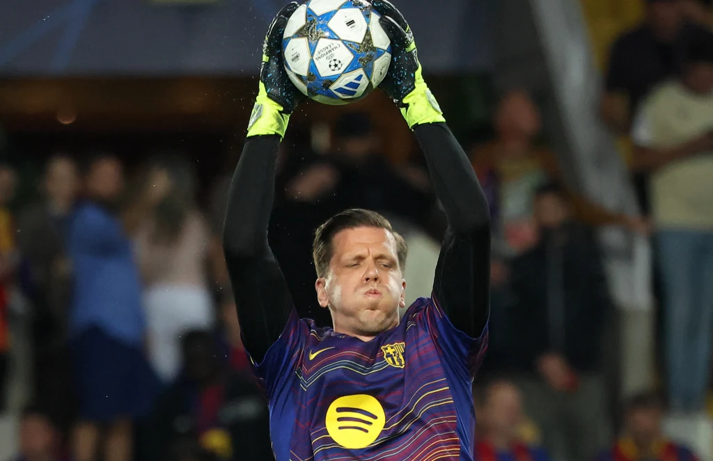 Wojciech Szczęsny przed meczem FC Barcelony Wojciech Szczęsny przed meczem FC Barcelony