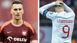 Arkadiusz Milik i Robert Lewandowski