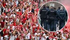 Polscy kibice i litewska policja