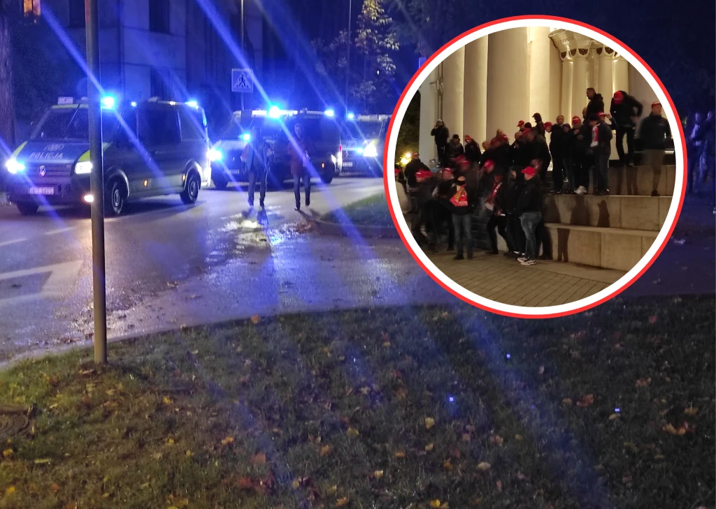 Kibice reprezentacji Polski udali się na mecz z Litwą w zorganizowanej grupie