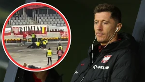 Incydent w Kownie. Afera pod sektorem Polaków. Ochrona wyprowadziła kibica