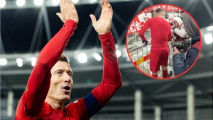 Lewandowski ruszył do nich od razu po meczu. Są nagrania, to nie był koniec