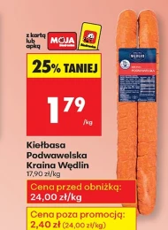 Kiełbasa podwawelska Kraina Wędlin