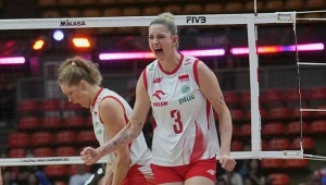 Magdalena Stysiak (z prawej) w barwach reprezentacji Polski