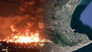 Ukraina zaatakowała cele na Krymie. Skład ropy naftowej stanął w ogniu