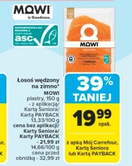 Łosoś wędzony MOWI