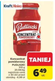 Koncentrat pomidorowy Pudliszki