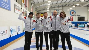 Męska reprezentacja Polski w curlingu i jednocześnie zawodnicy Wałbrzyskiego Klubu Curlingowego