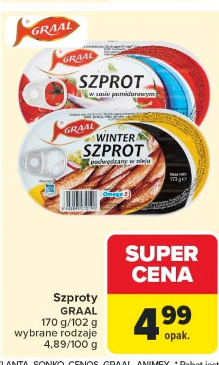 Szprot w oleju Graal