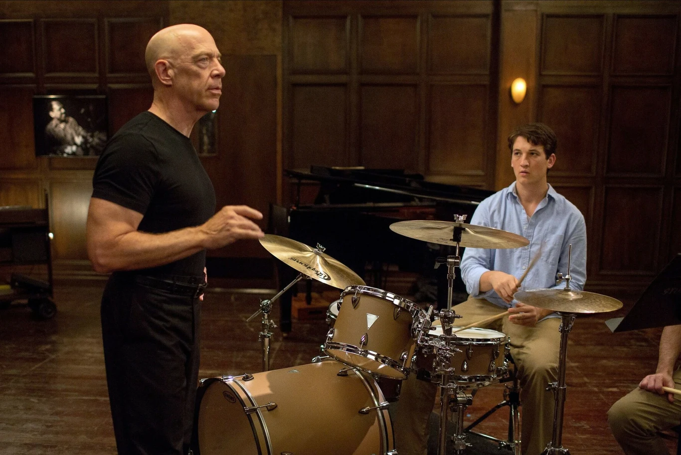 Kadr z filmu "Whiplash" Kadr z filmu "Whiplash"
