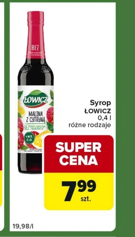 Сироп Łowicz