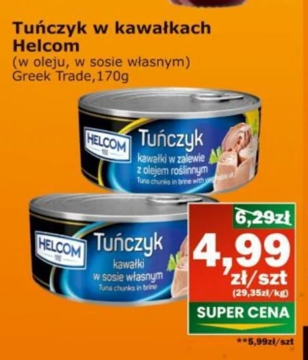 Tuńczyk w kawałkach Helcom