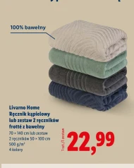 Zestaw ręczników Livarno