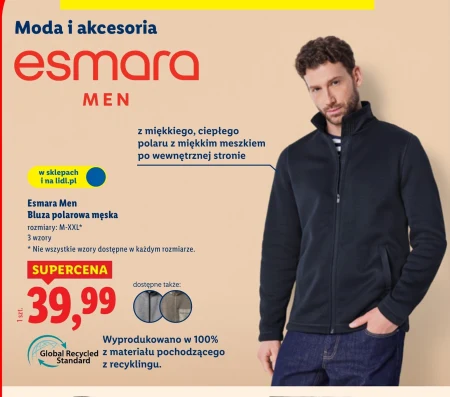 Bluza polarowa męska Esmara