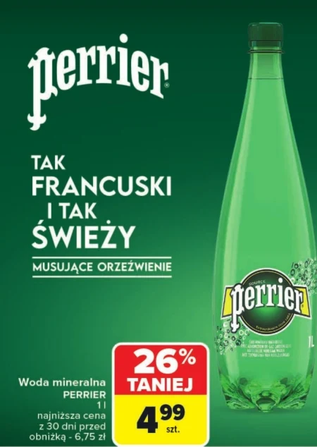 Woda mineralna Perrier