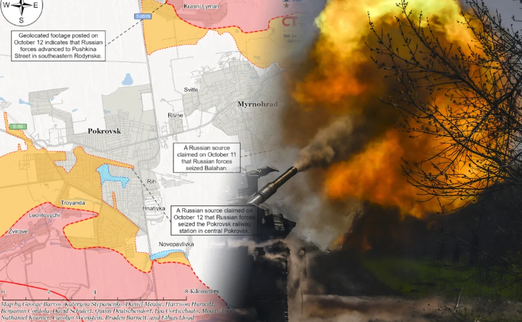 Analitycy o sytuacji wokół miasta Pokrowsk Analitycy o sytuacji wokół miasta Pokrowsk