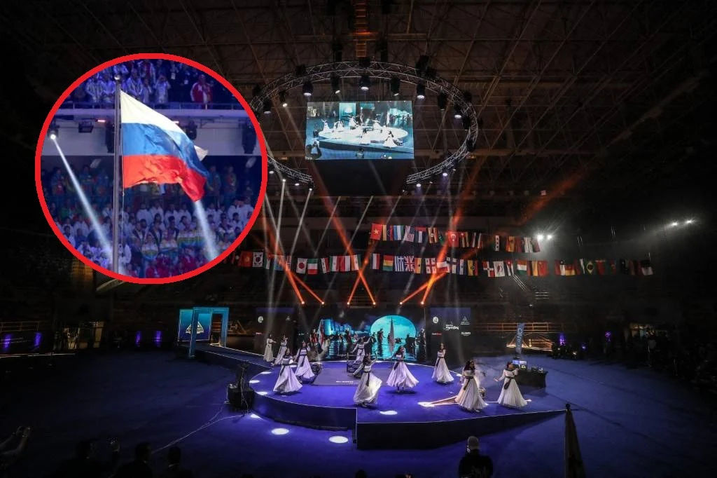 Rosja wróciła na salony. Szokujące sceny na MŚ. "Hołd dla rosyjskiego sportu" Rosja wróciła na salony. Szokujące sceny na MŚ. "Hołd dla rosyjskiego sportu"