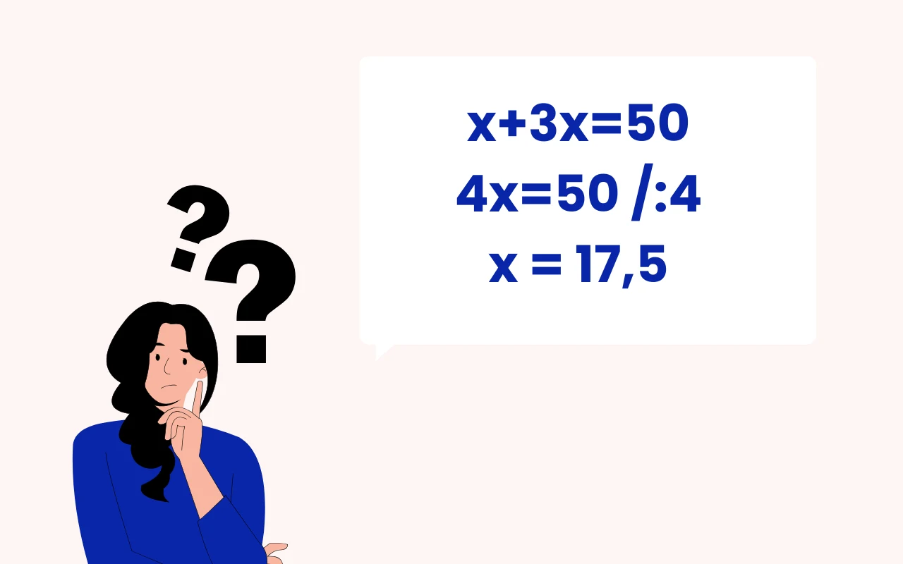 Równanie, dzięki któremu obliczysz, ile lat ma syn, a ile ojciec