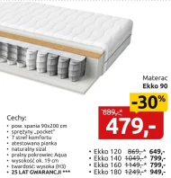 Materac Aqua