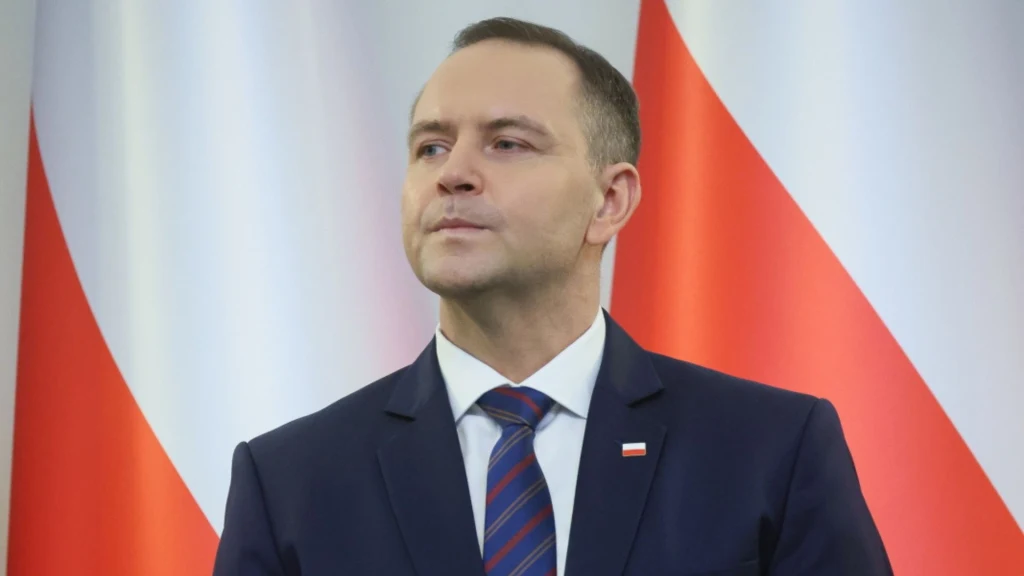 Karol Nawrocki podczas uroczystości wręczenia nominacji sędziowskich i asesorskich Karol Nawrocki podczas uroczystości wręczenia nominacji sędziowskich i asesorskich