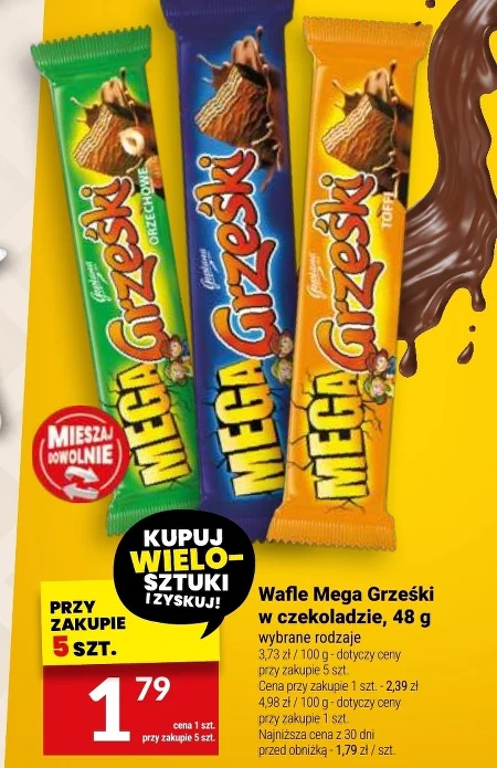 Wafle Grześki