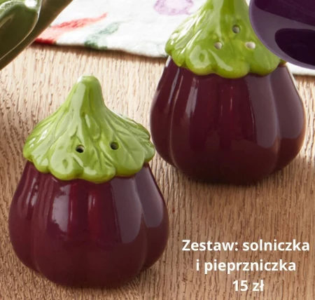 Zestaw solniczki i pieprzniczki