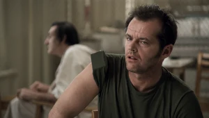 Jack Nicholson w filmie "Lot nad kukułczym gniazdem", fot. Past Perfect