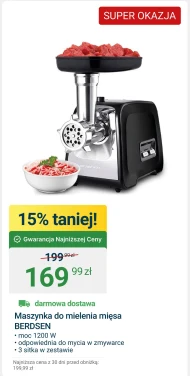 Maszynka do mielenia mięsa Berdsen