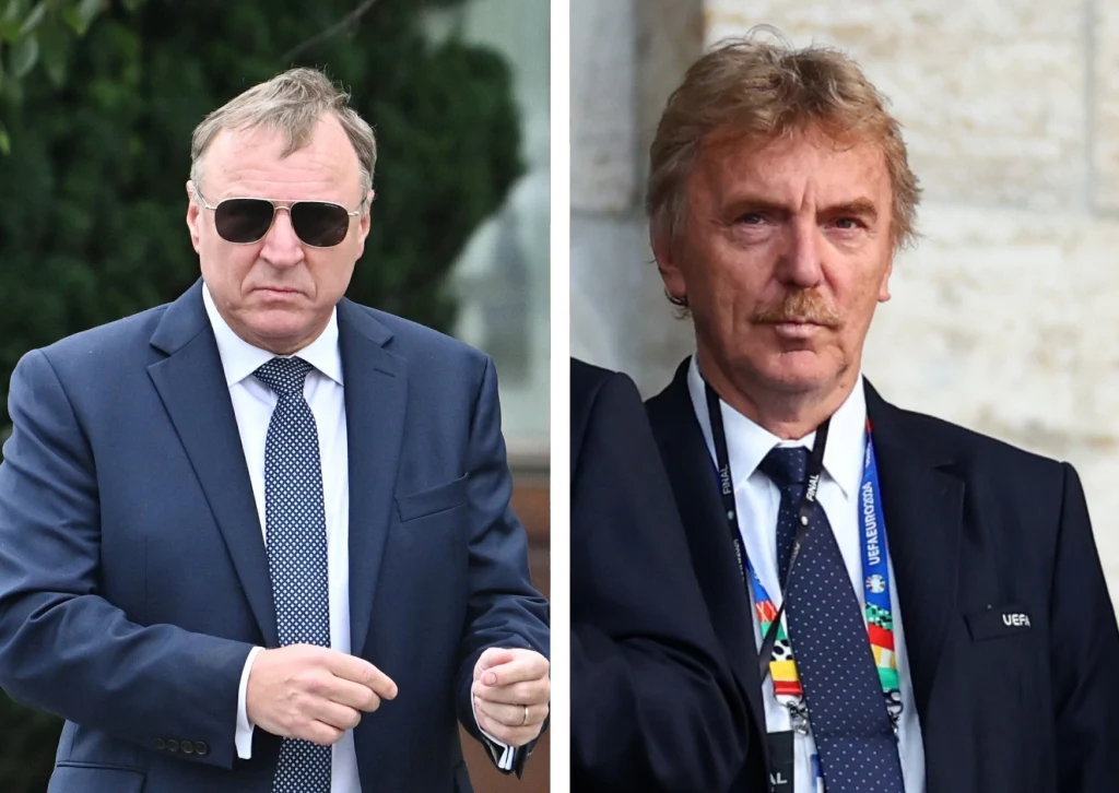 Jacek Kurski i Zbigniew Boniek