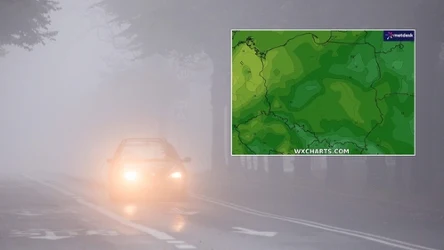 W środę rano gęste mgły utrzymywały się nad dużą częścią Polski. Lokalnie utrudnienia mogą potrwać do południa