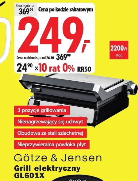 Grill elektryczny Götze & Jensen