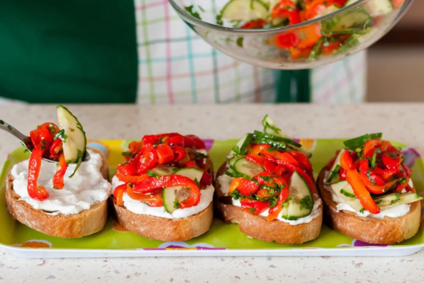 Przekąska wygląda naprawdę apetycznie