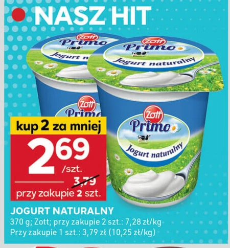 Натуральний йогурт Zott