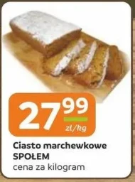 Ciasto marchewkowe Społem
